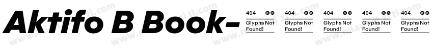 Aktifo B Book字体转换